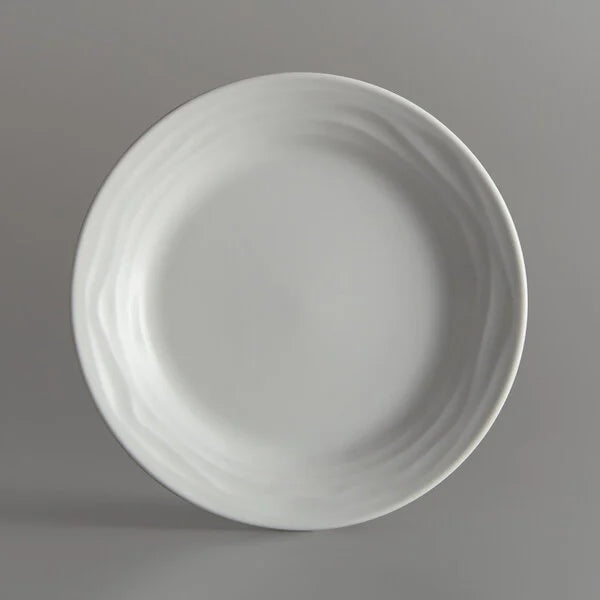 6 1/4" Bright White China Plate - 24/Case