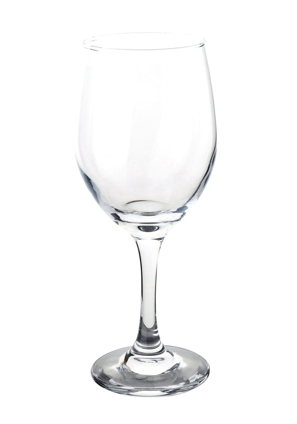 Yanco AS-214 Aqua Spirits Goblet Glass H8 1/4" x T2 3/4" x B3" x D3 3/8" Tall Goblet 14 oz – 24/Case