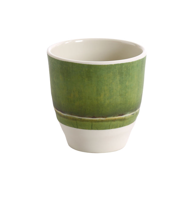 Yanco BA-001 Bamboo Style Teacup 3" x 3" Tea Cup 7 oz – 48/Case
