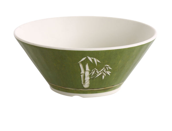 Yanco BA-509 Bamboo Style Pasta Bowl 8 3/4" Salad/Noodle Bowl 58 oz – 12/Case