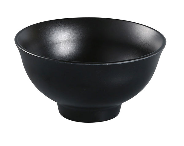 Yanco BP-3004 Black Pearl Rice Bowl 4 1/2" x 2 1/8" Rice Bowl 7 oz – 48/Case