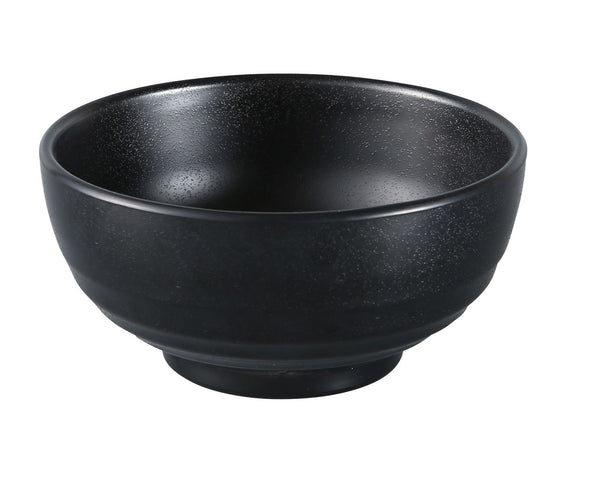 Yanco BP-3007 Black Pearl Noodle Bowl 7" x 3 1/4" Woodong Noodle Bowl 38 oz – 48/Case