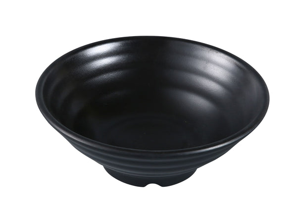 Yanco BP-3017 Black Pearl Noodle Bowl 7" x 2 3/4" Bowl 16 oz – 24/Case