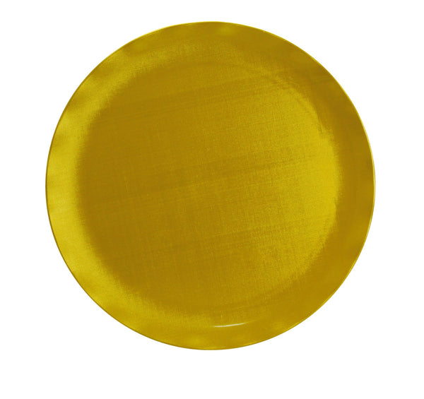 Yanco CAT-1020G Catering Serving Plate 20" Round Plate - Gold – 6/Case