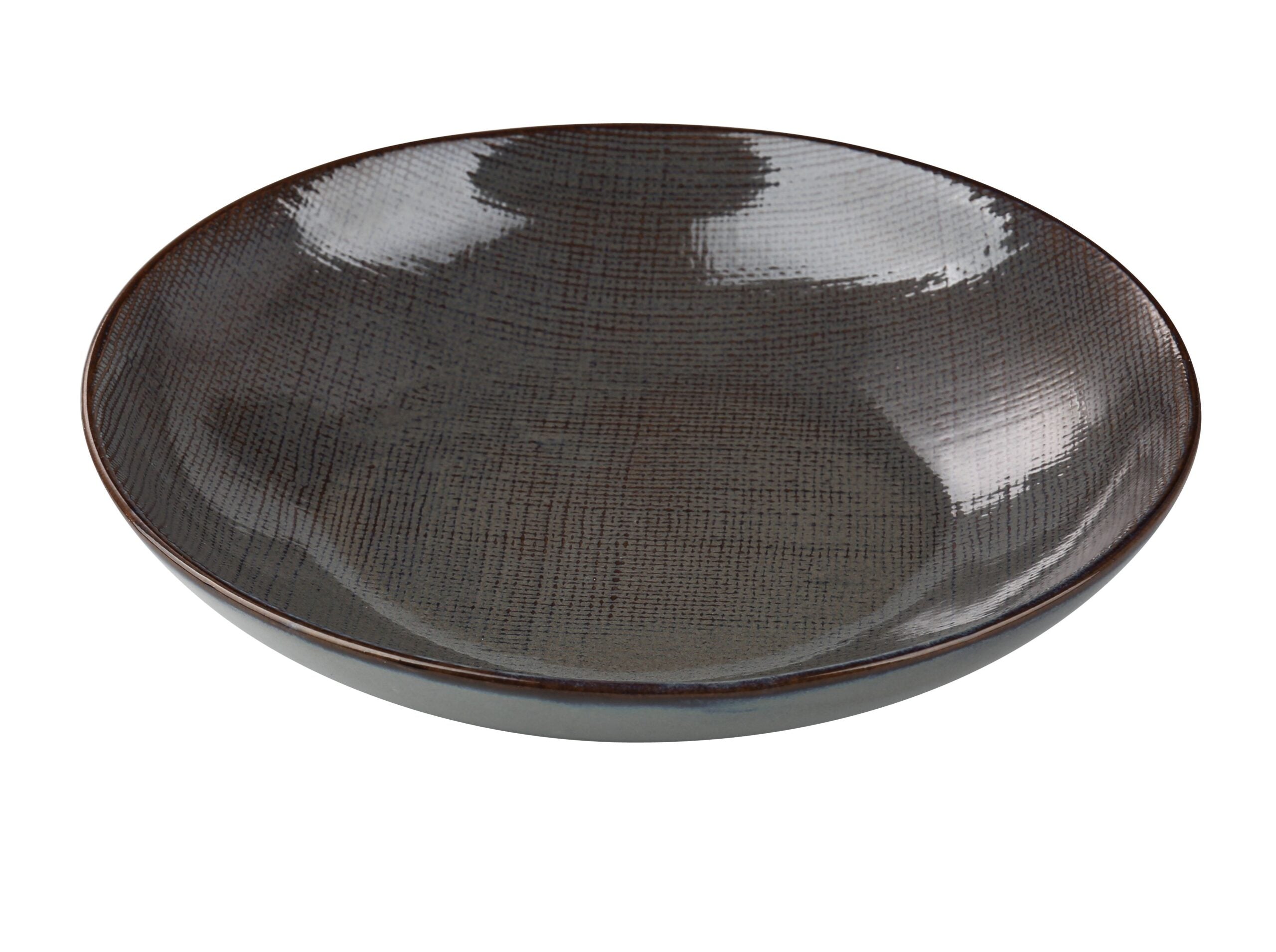 Yanco CB-709 Cowboy, 9" X 1 7/8" SALAD/PASTA BOWL 24 OZ, Gray, Microwave & , 12/Case