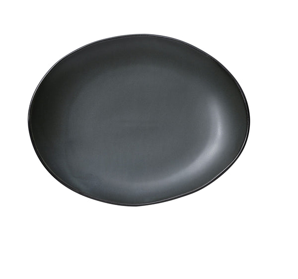 Yanco CH-211 Champs Dinner Plate 11" x 9" x 1 1/4" Oval Plate – 12/Case