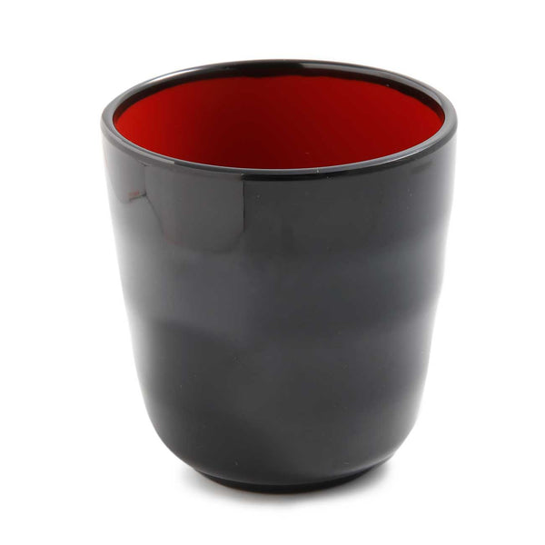 Yanco CR-9305 Black & Red Teacup 3" x 3" Tea Cup 7 oz – 48/Case