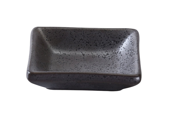 Yanco DB-4030 Diamond Black Condiment Server 3" x 2 1/4" x 3/4" Sauce Dish 2 oz – 48/Case