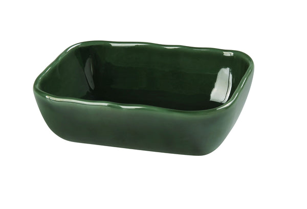 Yanco GG-305 Green Gem Fruit Bowl 5-3/4" x 4-1/4" x 1-3/4" Rectangular Bowl 10 oz – 36/Case