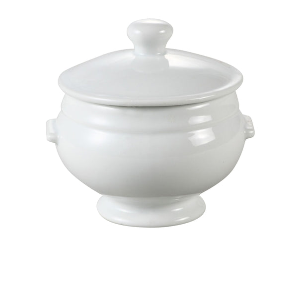Yanco LB-12-L Accessories Bouillon Cup 4 3/8" x 3"H Bouillon With Lid 12 oz – 24/Case