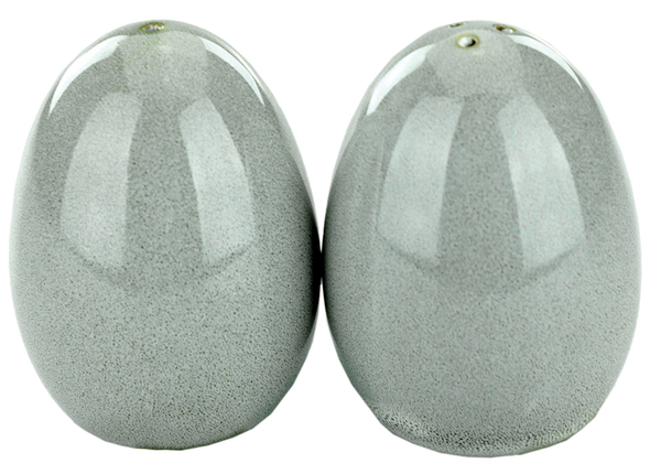 ITI LU-101-AS Luna™ Stoneware Ash Salt & Pepper set 2"D – 24/Case