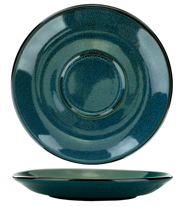 ITI LU-2-MI Luna™ Stoneware Midnight Blue Saucer 5-3/4" 5-.75"D – 24/Case
