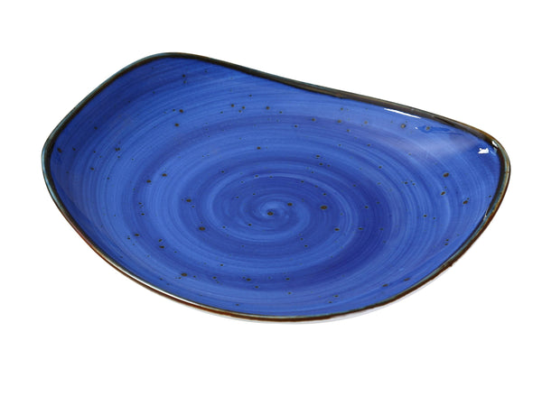 Yanco LY-109BU Lyon-Blue Salad or Dessert Plate 8 3/4" x 1 3/8" Plate Blue – 24/Case