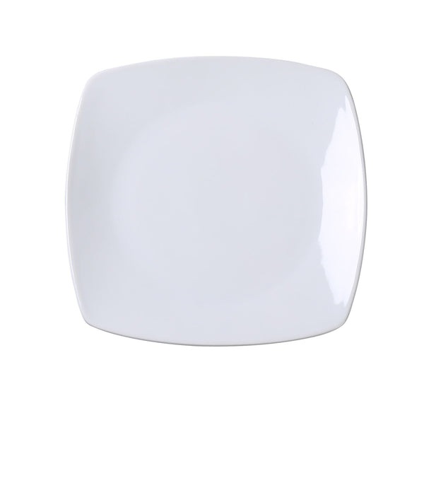 Yanco ML-2109 Main Land Dinner Plate 9" x 1" Square Plate With Rounded Corner – 24/Case