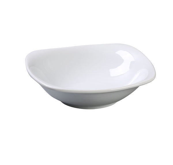 Yanco ML-2407 Main Land Pasta Bowl 7 1/4" x 2" Square Bowl With Rounded Corner 18 oz – 24/Case