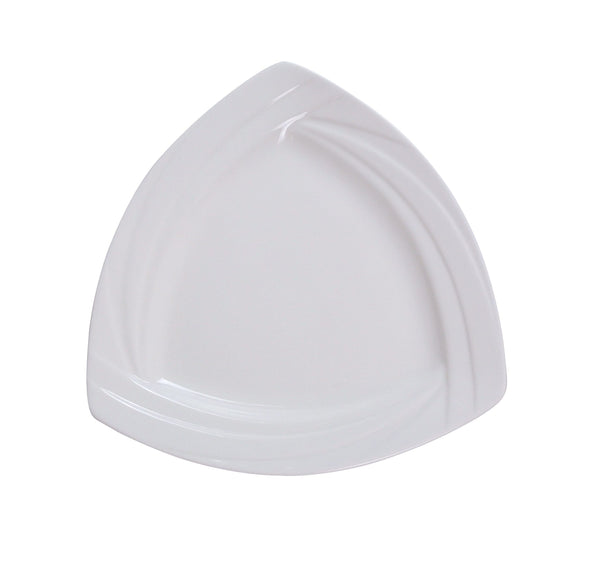 Yanco MM-10-TR Miami Dinner Plate 10" Triangle Plate – 12/Case