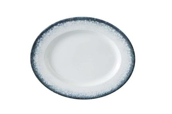 Yanco MR-213 Mars Dinner Platter 12 7/8" x 10 1/8" x 1 1/8" Oval Plate – 12/Case