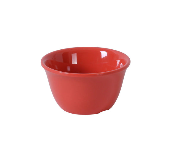 Yanco MS-303RD Milestone Bouillon Cup 4" x 2"H Bouillon Cup - 7 oz Orange Red – 48/Case