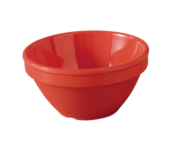Yanco MS-313RD Milestone Bouillon Cup 4 1/4" x 2 1/4"H Bouillon Cup - 8 oz Orange Red – 48/Case