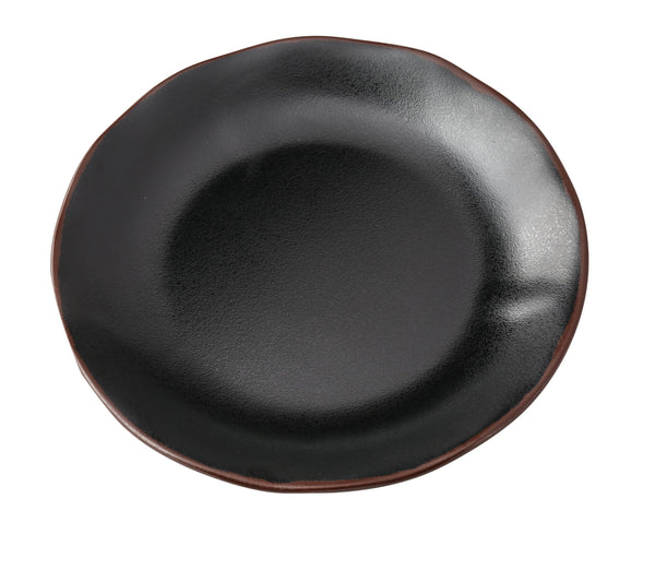 Yanco NA-109BK Nature Art Dinner Plate 9" x 1" Round Plate – 36/Case