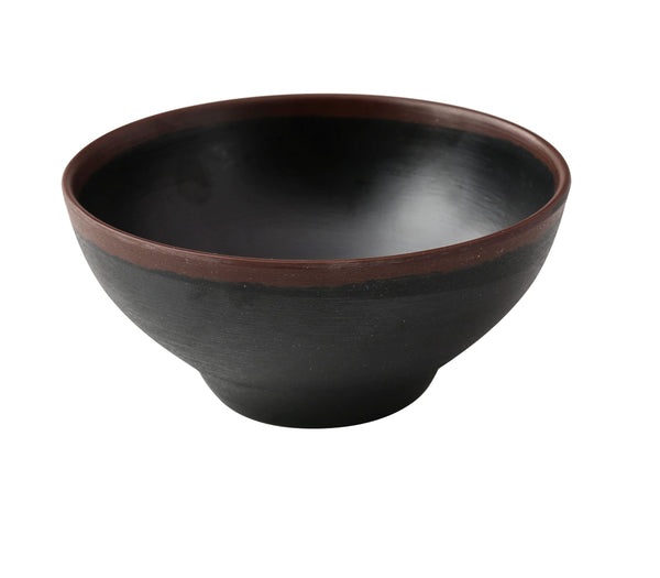 Yanco NA-606BK Nature Art Noodle Bowl 6 1/2" x 3" Bowl 28 oz – 48/Case