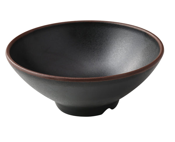 Yanco NA-609BK Nature Art Ramen Bowl 9" x 3 1/2" Ramen Bowl 55 oz – 24/Case