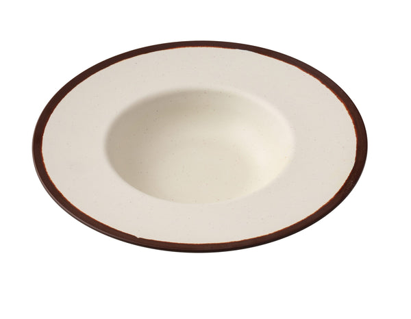 Yanco NA-711 Nature Art Dessert Plate 11 1 /2" x 6" x 2 3/4" Dessert Plate 16 oz – 12/Case