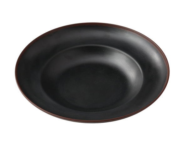 Yanco NA-810BK Nature Art Pasta Bowl 10 3/4" x 7" x 2 1/4" Mediterrean Pasta Bowl 12 oz – 24/Case
