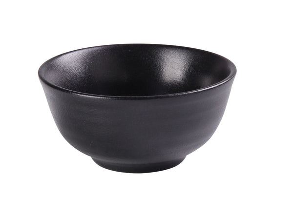 Yanco NB-805 Noble Black Rice Bowl 4-5/8" x 2-1/4" Rice Bowl 10 oz – 36/Case