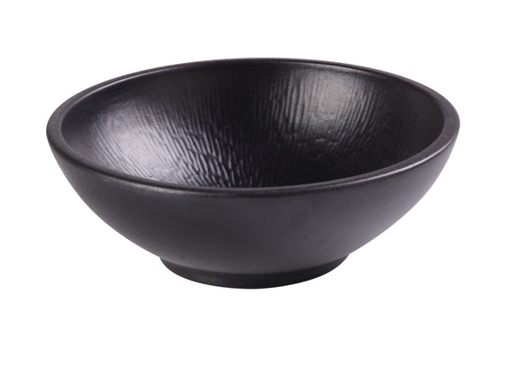 Yanco NB-806 Noble Black Nappie Bowl 6-1/8" x 2-1/4" Nappie Bowl 14 oz – 36/Case