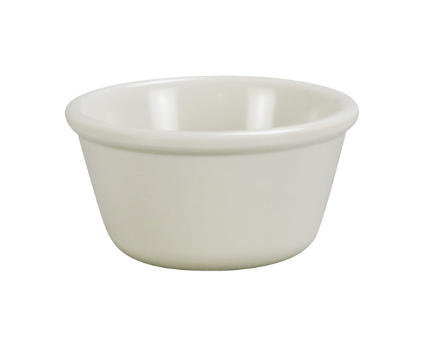 Yanco NC-535B Accessories (Melamine) Ramekin 2 1/2", 1.5 oz Smooth Ramekin Bone – 72/Case