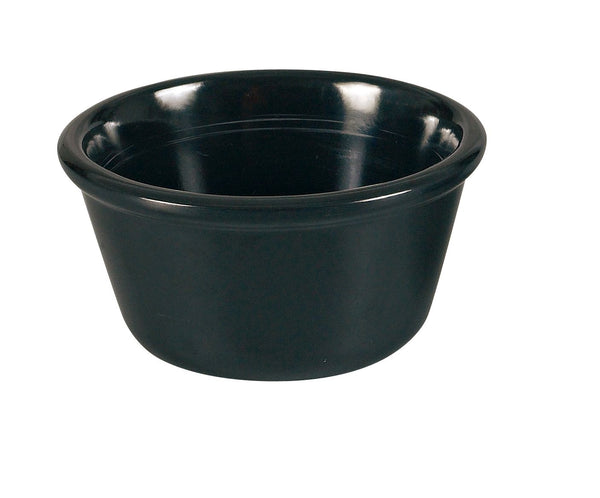 Yanco NC-535BK Accessories (Melamine) Ramekin 2 1/2", 1.5 oz Smooth Ramekin Black – 72/Case