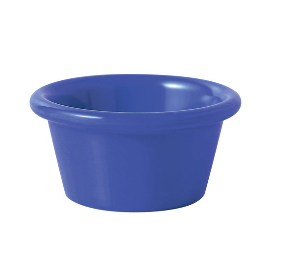 Yanco NC-536BU Accessories (Melamine) Ramekin 2 7/8", 2 oz Smooth Ramekin Blue – 72/Case