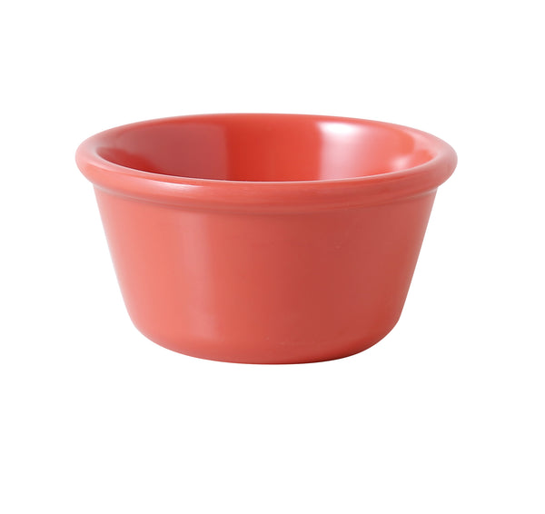 Yanco NC-538RD Accessories (Melamine) Ramekin 2 7/8", 4 oz Smooth Ramekin Orange Red – 72/Case