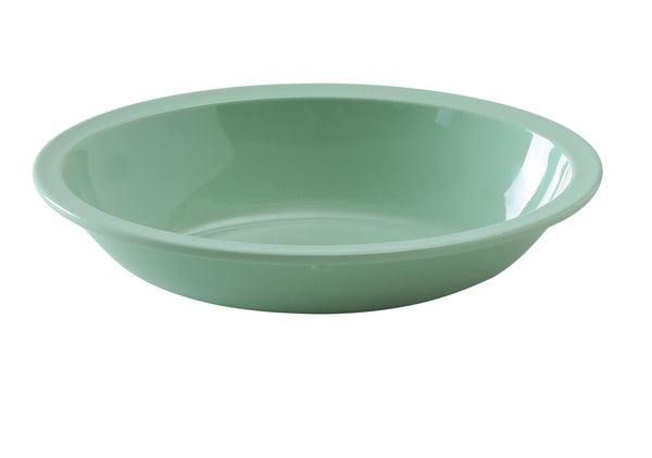 Yanco NS-036G Nessico Pasta Bowl 10" x 7 1/4" x 2 1/4", 36 oz Oval Bowl Green – 24/Case