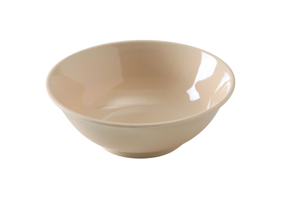 Yanco NS-5060T Nessico Pasta Bowl 6 7/8" x 2 1/4"H Rimless Bowl 22 oz Tan – 24/Case