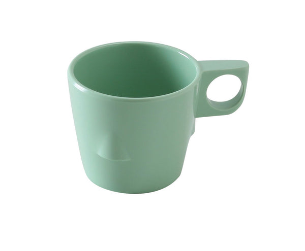 Yanco NS-9011G Nessico Coffee Cup 3" Stackable Bulbous Cup 8 oz Green – 48/Case