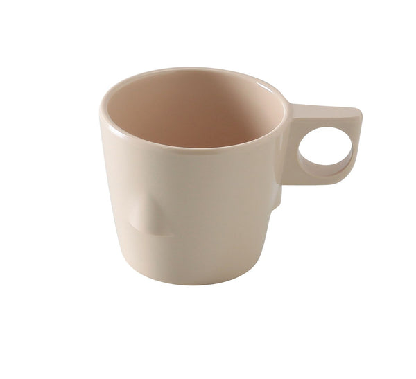 Yanco NS-9011T Nessico Coffee Cup 3" Stackable Bulbous Cup 8 oz Tan – 48/Case