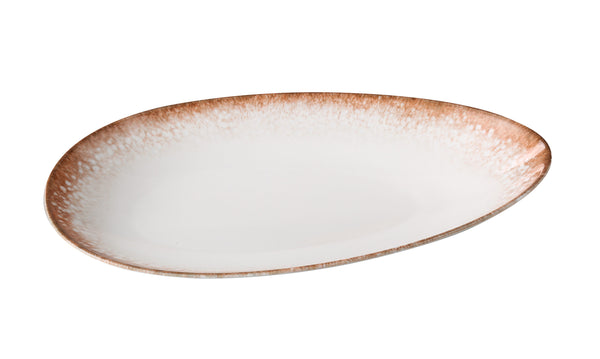 Yanco PR-313 Porto Dinner Platter 13 3/4" x 8 1/4" x 2 1/8" Deep Oval Plate – 12/Case