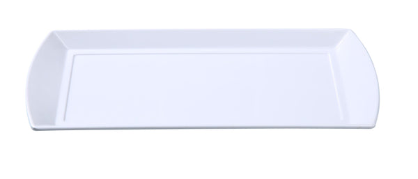 Yanco RM-4407 Rome Dinner Plate 13 3/4" x 6 1/2" Rectangular Plate – 24/Case