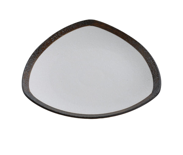 Yanco RO-307 Rockeye Salad or Dessert Plate 7" x 1" Triangle Plate – 36/Case
