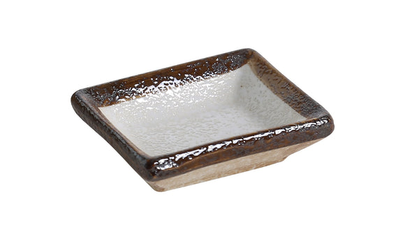 Yanco RO-4046 Rockeye Condiment Server 3" x 2 1/4" Rectangular Sauce Dish 2 oz – 48/Case