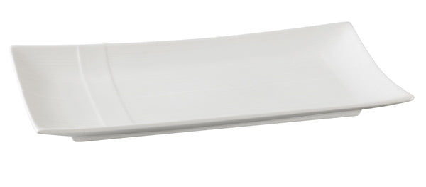 Yanco SH-209 Shanghai Appetizer or Dessert Plate 9 1/2" x 4 1/2" Rectangular Plate – 36/Case